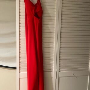 TAG ON NEVER WORN Elegant Red Evening Jumpsuit